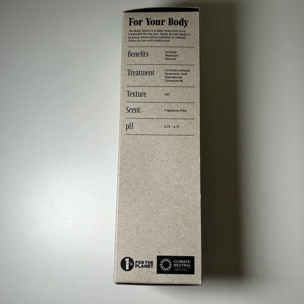 NIB Necessaire Body Serum - Full Size